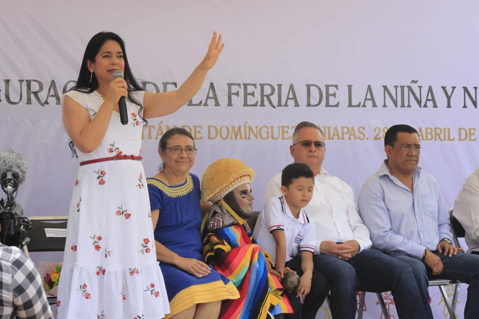 Diputada Bonilla Hidalgo inauguró Primer Feria del Niño y de la Niña en Comitán