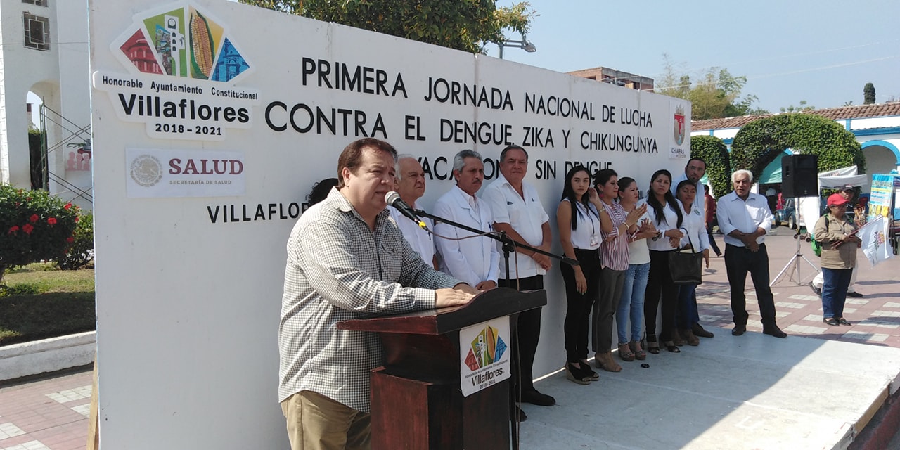 Mariano Rosales Zuarth encabeza arranque de la Jornada Nacional de la Lucha contra el dengue, chinkunguya y zika