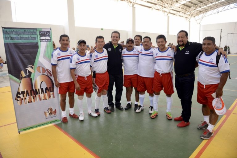 Realizan torneo deportivo para celebrar los 40 años del Sindicato de Trabajadores Administrativos de la UNACH