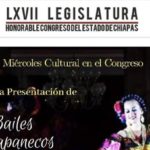 Miércoles cultural en el Honorable Congreso del Estado de Chiapas