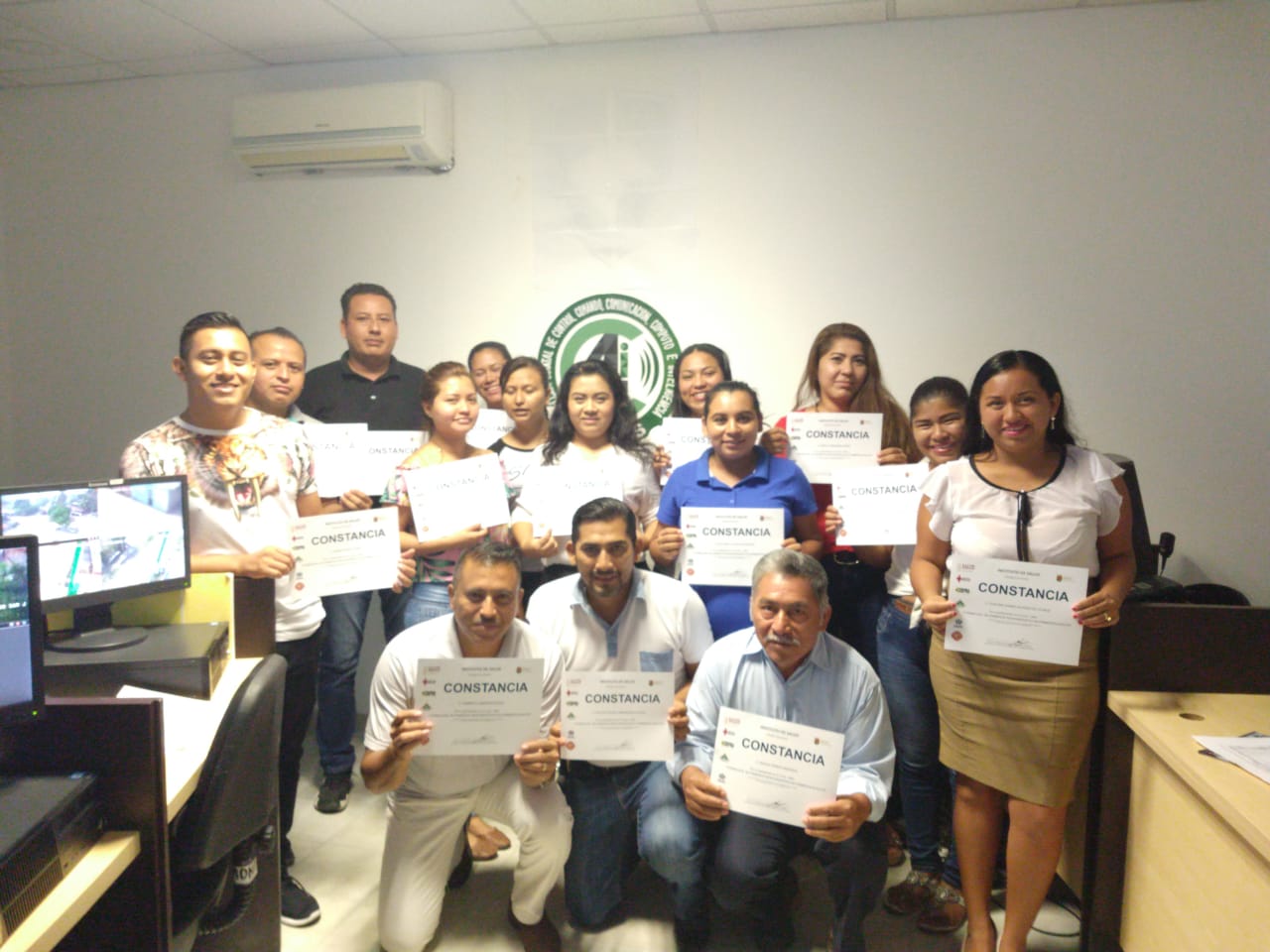 Reconoce SSyPC a participantes del curso de primeros respondientes en primeros auxilios, en Palenque