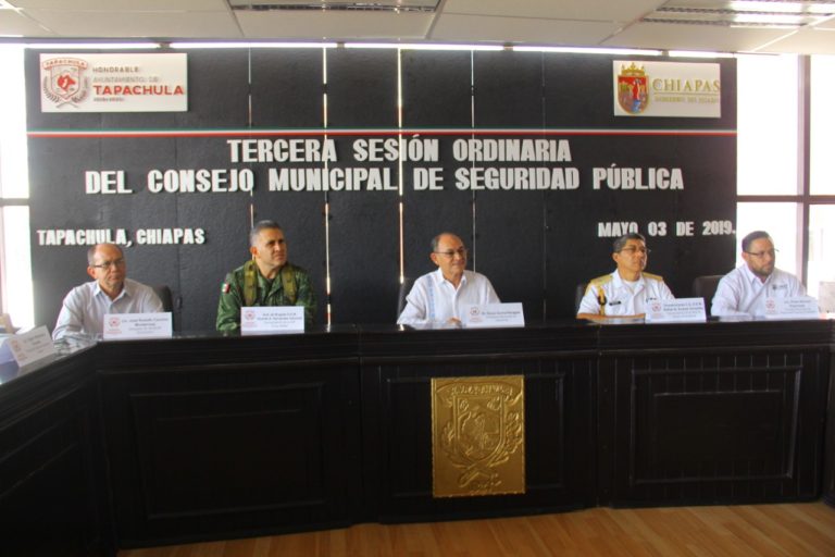 Durante 3ª Sesión Ordinaria del Comsep… EDIL ÓSCAR GURRÍA DA SEGUIMIENTO A ESTRATEGIA COORDINADA POR LA SEGURIDAD DE LOS TAPACHULTECOS