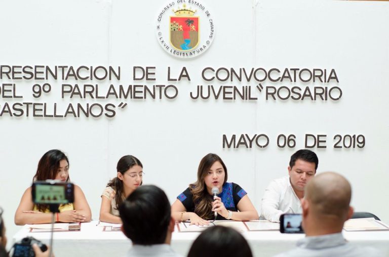 Emiten Convocatoria para el Parlamento Juvenil “Rosario Castellanos”