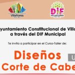 Curso taller de corte de cabello invita Dif municipal Villaflores