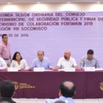 EL PRESIDENTE MUNICIPAL, DR. ÓSCAR GURRÍA PENAGOS SIGNÓ EL CONVENIO DE COLABORACIÓN FORTAMUN 2019 JUNTO CON ALCALDES DE LA REGIÓN VIII SOCONUSCO