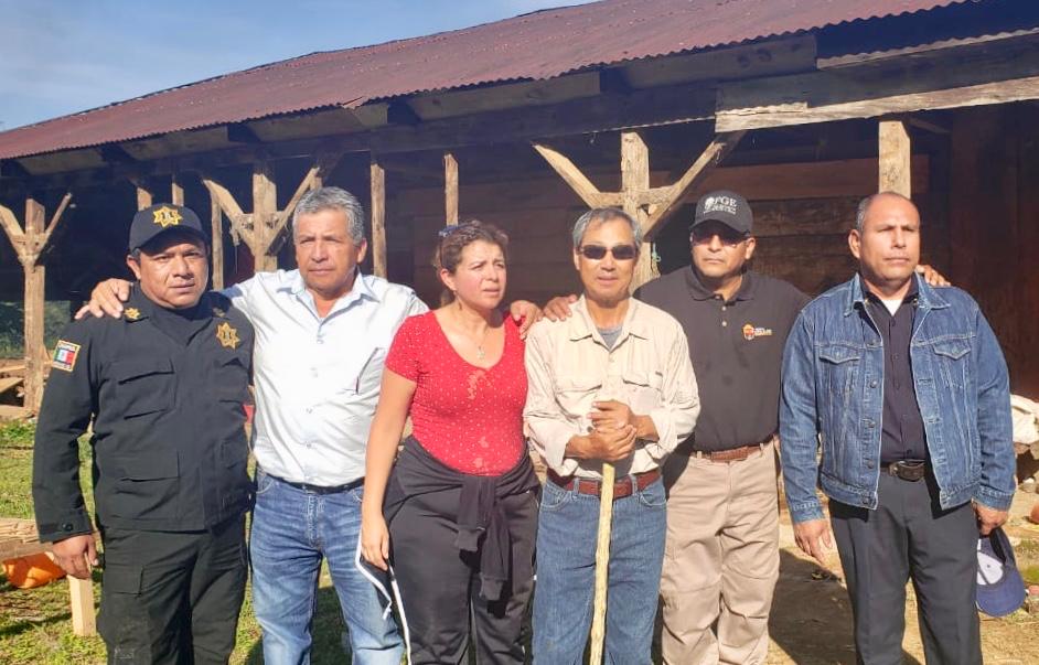 Recibe Fiscalía predio invadido en el municipio de Motozintla