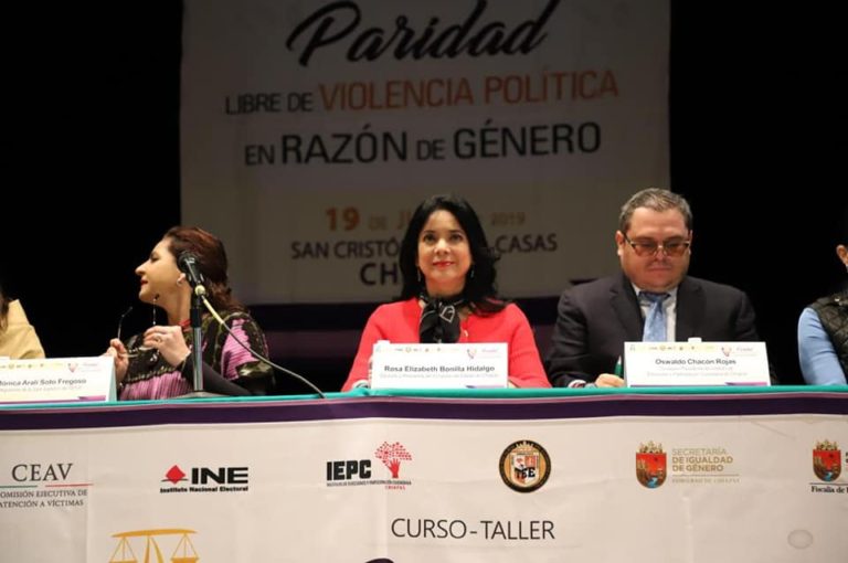 Participa Bonilla Hidalgo en Taller contra la Violencia Política de Género