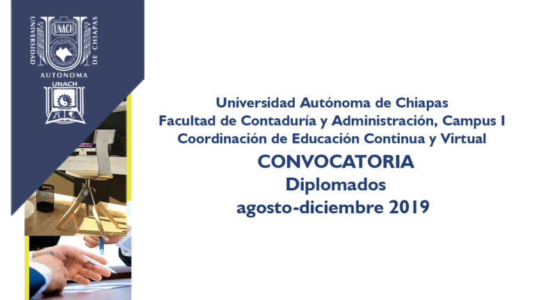 Oferta UNACH diplomados para titulación y actualización profesional