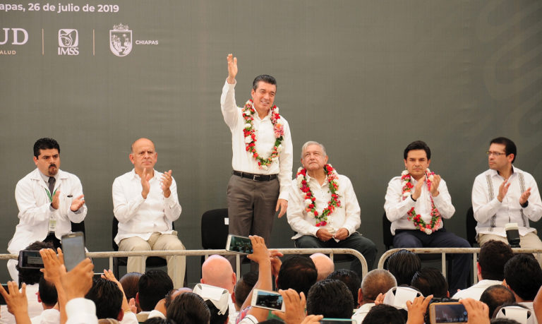 De manera personal, el presidente AMLO vela por la salud de Chiapas: Rutilio Escandón