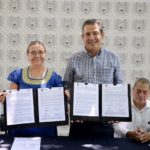 Firman convenio de colaboración UNACH y SEMAHN