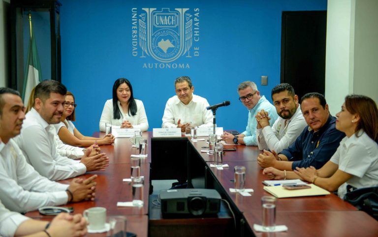 Acuerdan UNACH e ICATECH establecer acciones conjuntas en beneficio de la sociedad