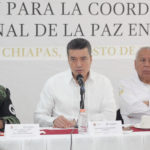 Encabeza Rutilio Escandón Mesa Regional y Estatal de Seguridad en Palenque