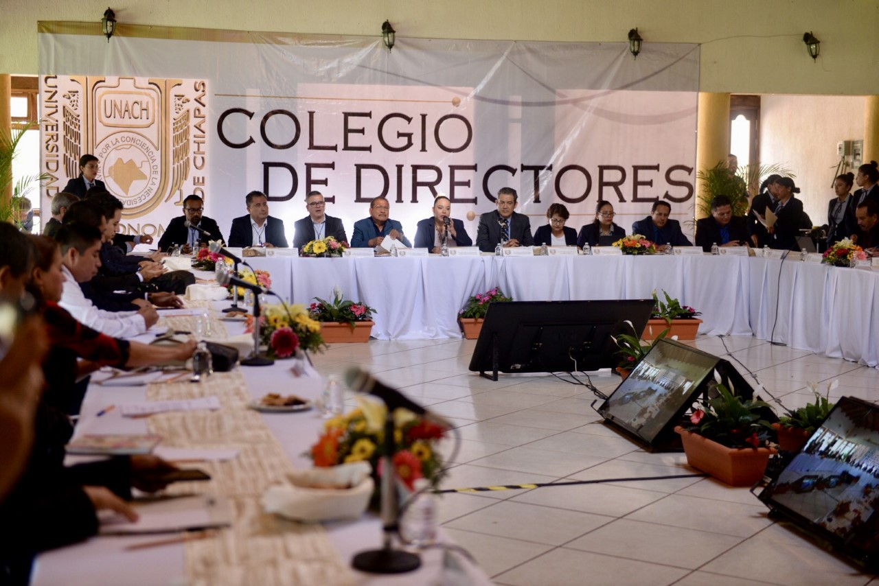 Se realiza en San Cristóbal de Las Casas la primera reunión del Colegio de Directores de la UNACH 2019