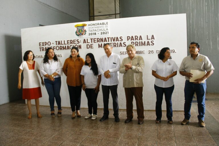 INAUGURAN EXPO TALLER “ALTERNATIVAS PARA LA TRANSFORMACIÓN DE MATERIAS PRIMAS”