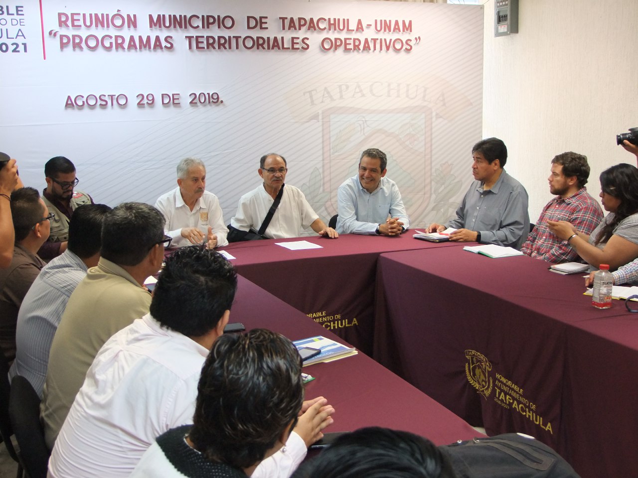 Ayuntamiento de Tapachula y la UNAM trabajan coordinadamente en los “Programa Territoriales Operativos”