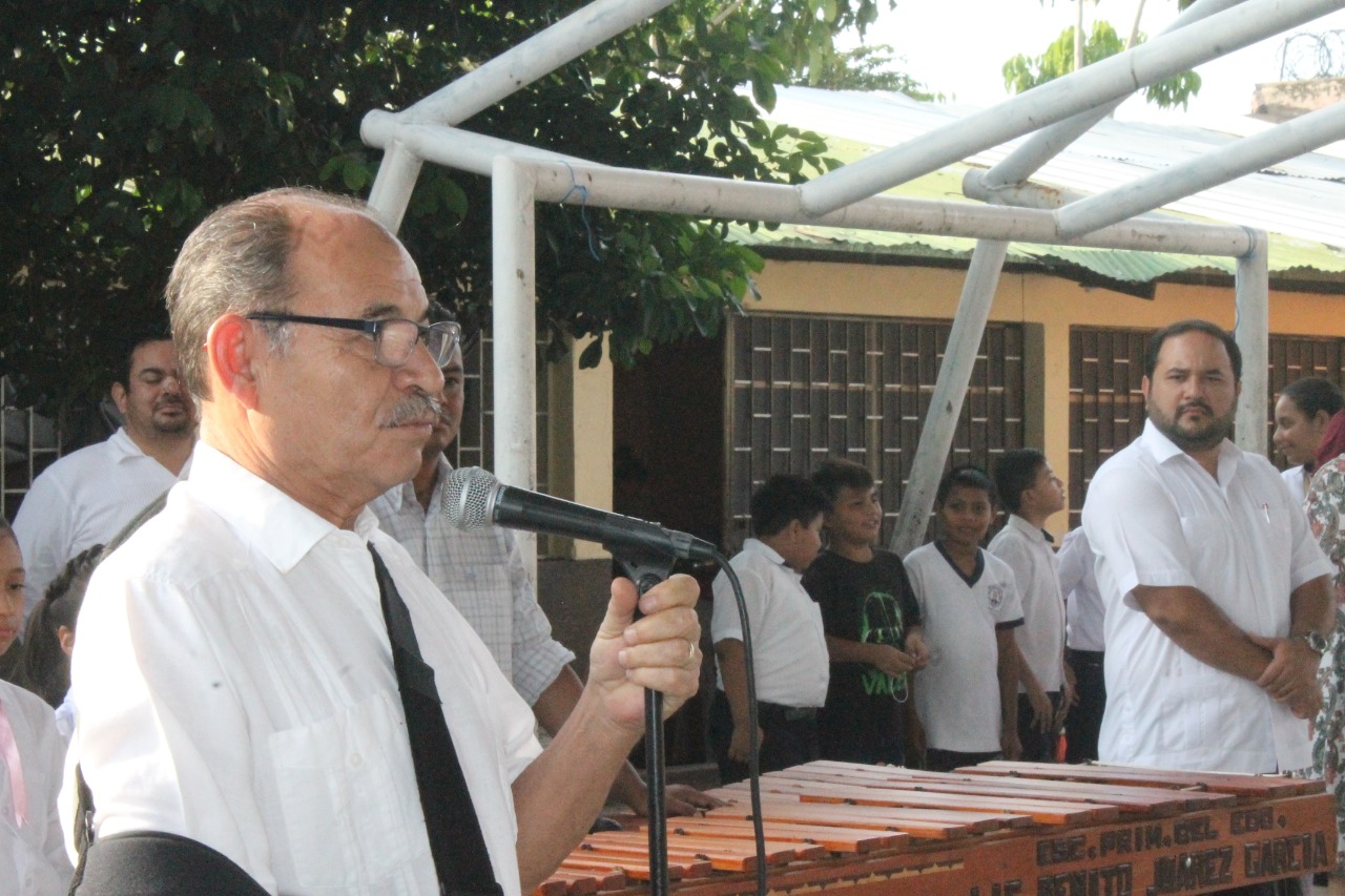 En la Primaria “Lic. Benito Juárez García” … INAUGURA EDIL GURRÍA PENAGOS EL CICLO ESCOLAR 2019- 2020