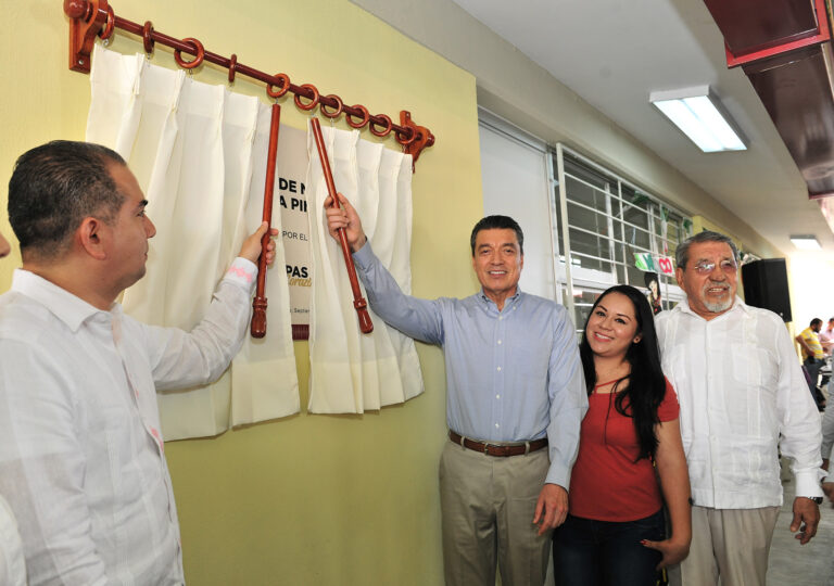 Inaugura Rutilio Escandón reconstrucción del Jardín de Niñas y Niños “Tepoxina Pintado”, tras daños por sismo