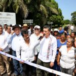 Inaugura Rutilio Escandón rehabilitación de caminos en Tonalá