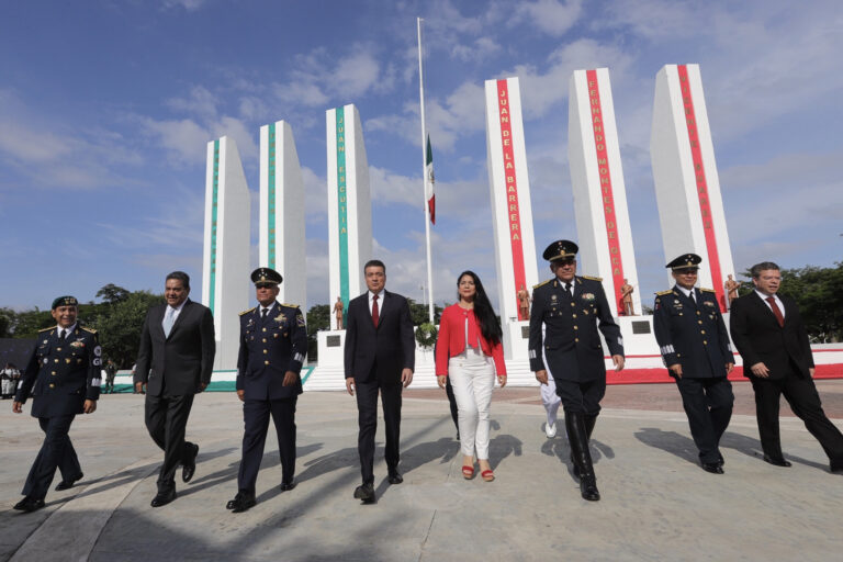 Conmemora Rutilio Escandón Aniversario de la Gesta Heroica de los Niños Héroes de Chapultepec