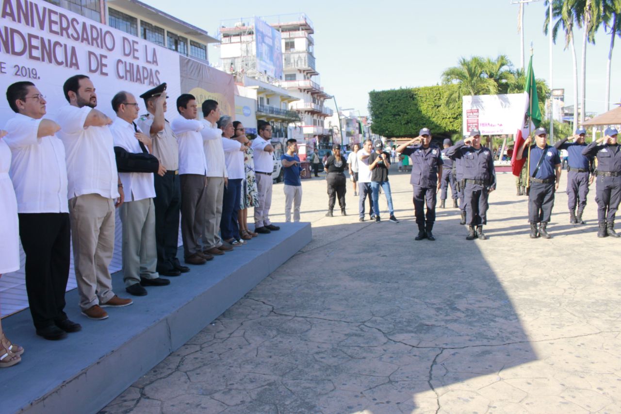 Conmemora Ayuntamiento de Tapachula el 198 aniversario del inicio de la Independencia