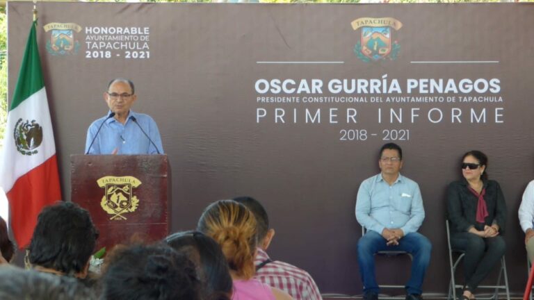 Con honestidad, honradez y transparencia… EN LA ZONA RURAL ALTA, EDIL ÓSCAR GURRÍA RINDE SU PRIMER INFORME DE GOBIERNO