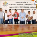 Presentación de la Cartelera Boxística con motivo a las Fiestas Patrias