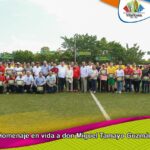 Da inicio el cuadrangular de fútbol en honor a Don Miguel Tamayo Guzmán