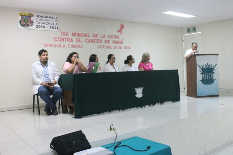 GOBIERNO MUNICIPAL IMPARTE PLÁTICAS DE ORIENTACIÓN EN CONMEMORACIÓN DEL DIA MUNDIAL DE LA LUCHA CONTRA EL CÁNCER DE MAMA