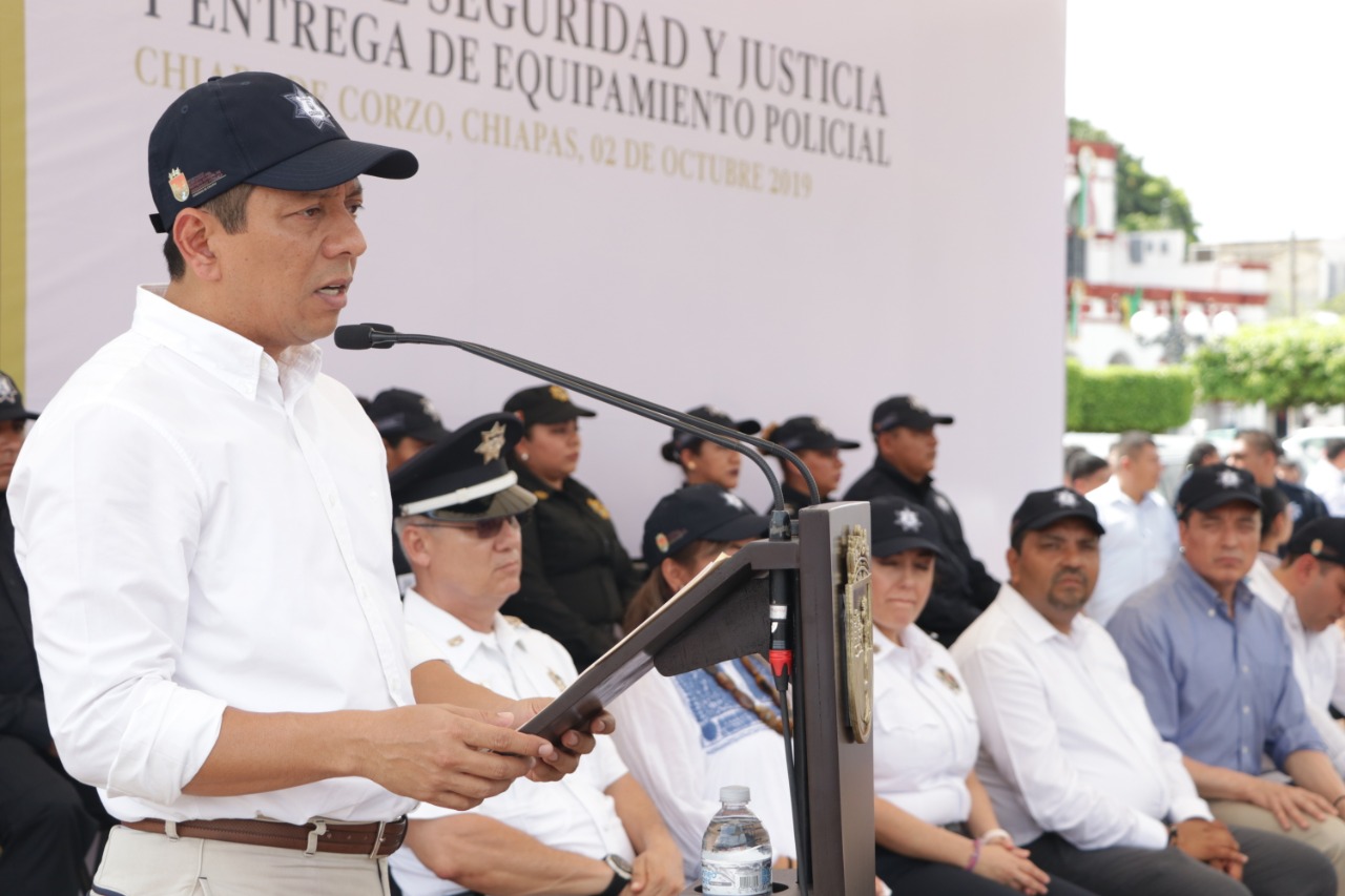 La única forma de mantener la paz en Chiapas es trabajar todas las instituciones en coordinación: Llaven Abarca