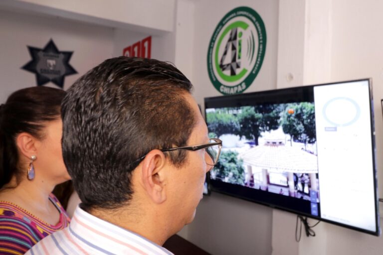 Llaven Abarca inaugura y supervisa el C4-i en Jiquipilas