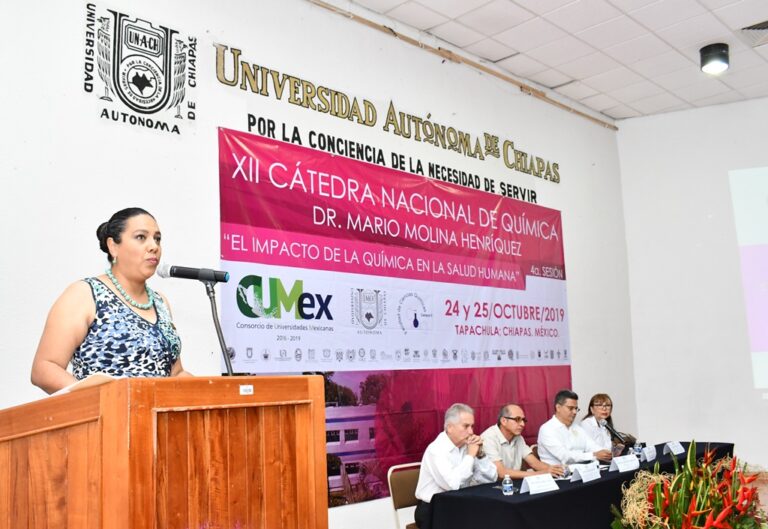 En el Campus IV UNACH  celebra la 4° Sesión de la XII Cátedra Nacional de Química