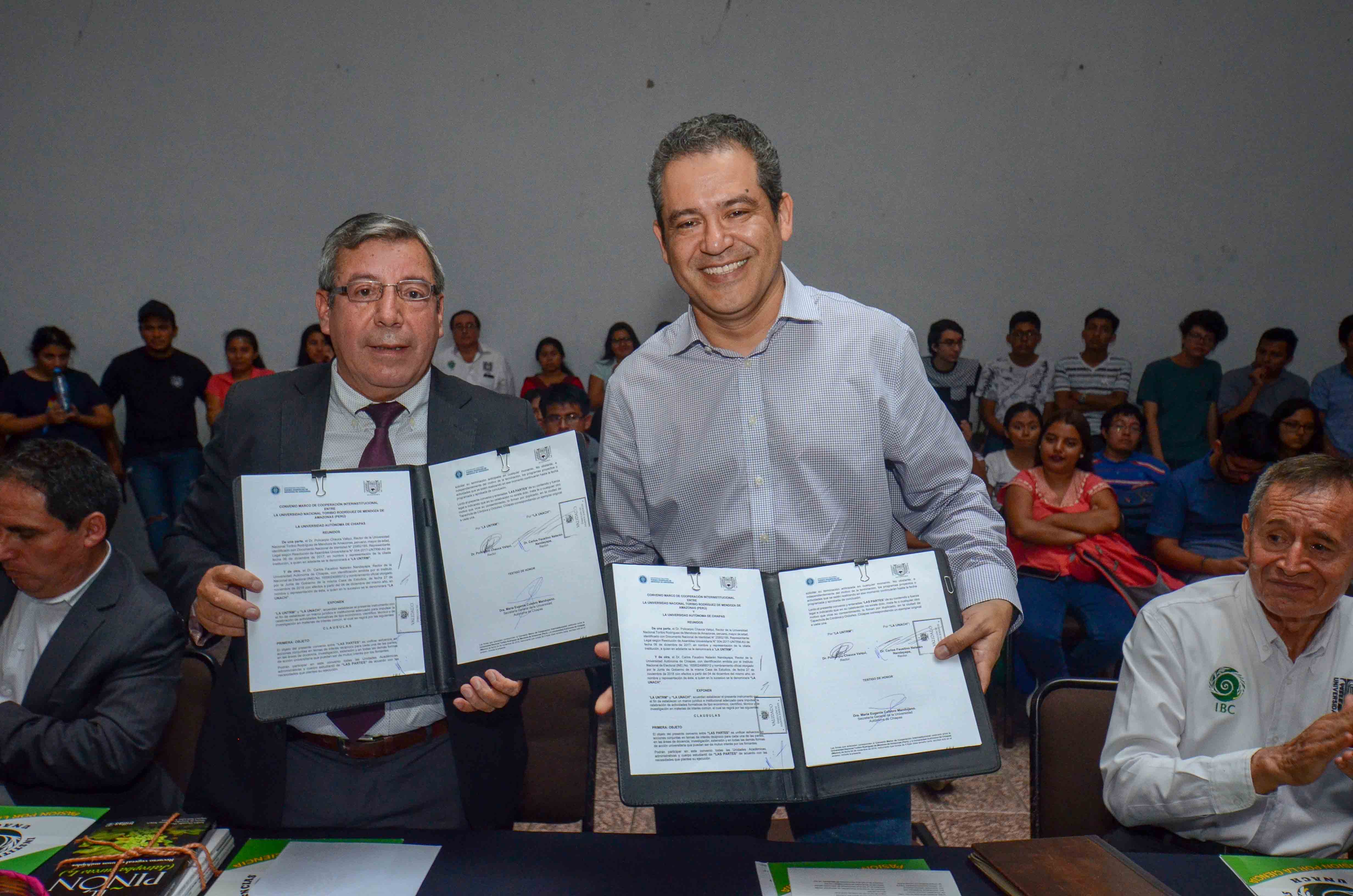 Establecen  UNACH y Universidad peruana acuerdo de vinculación internacional