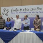 Atestigua  Óscar Gurría la nueva mesa directiva  del Foro de Periodistas de la Frontera Sur