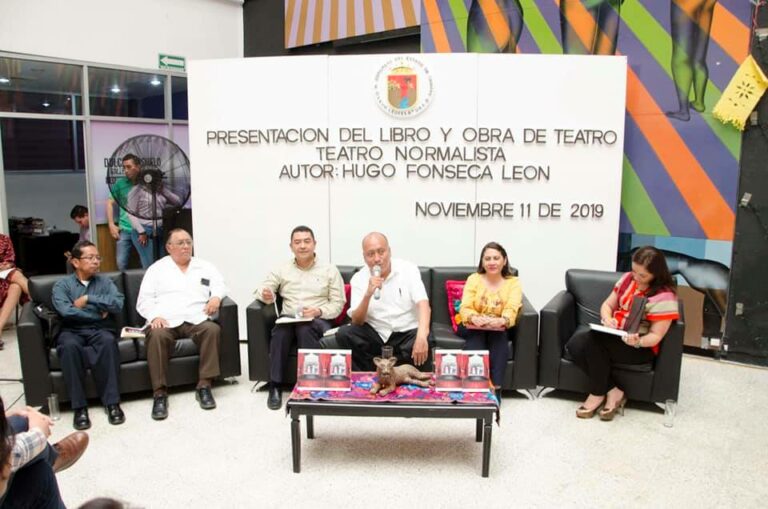 Presentan libro: “Ocho Obras de Teatro Normalista”, de Hugo Fonseca León