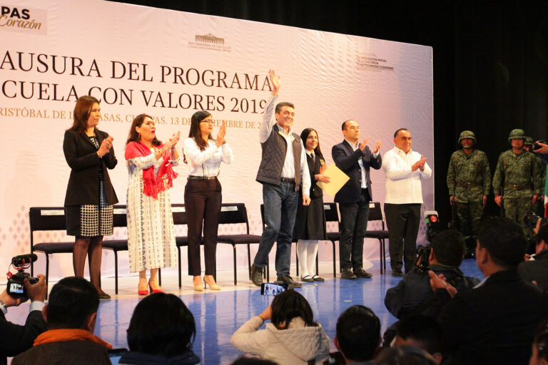 Clausura Rutilio Escandón el Programa Escuelas con Valores 2019