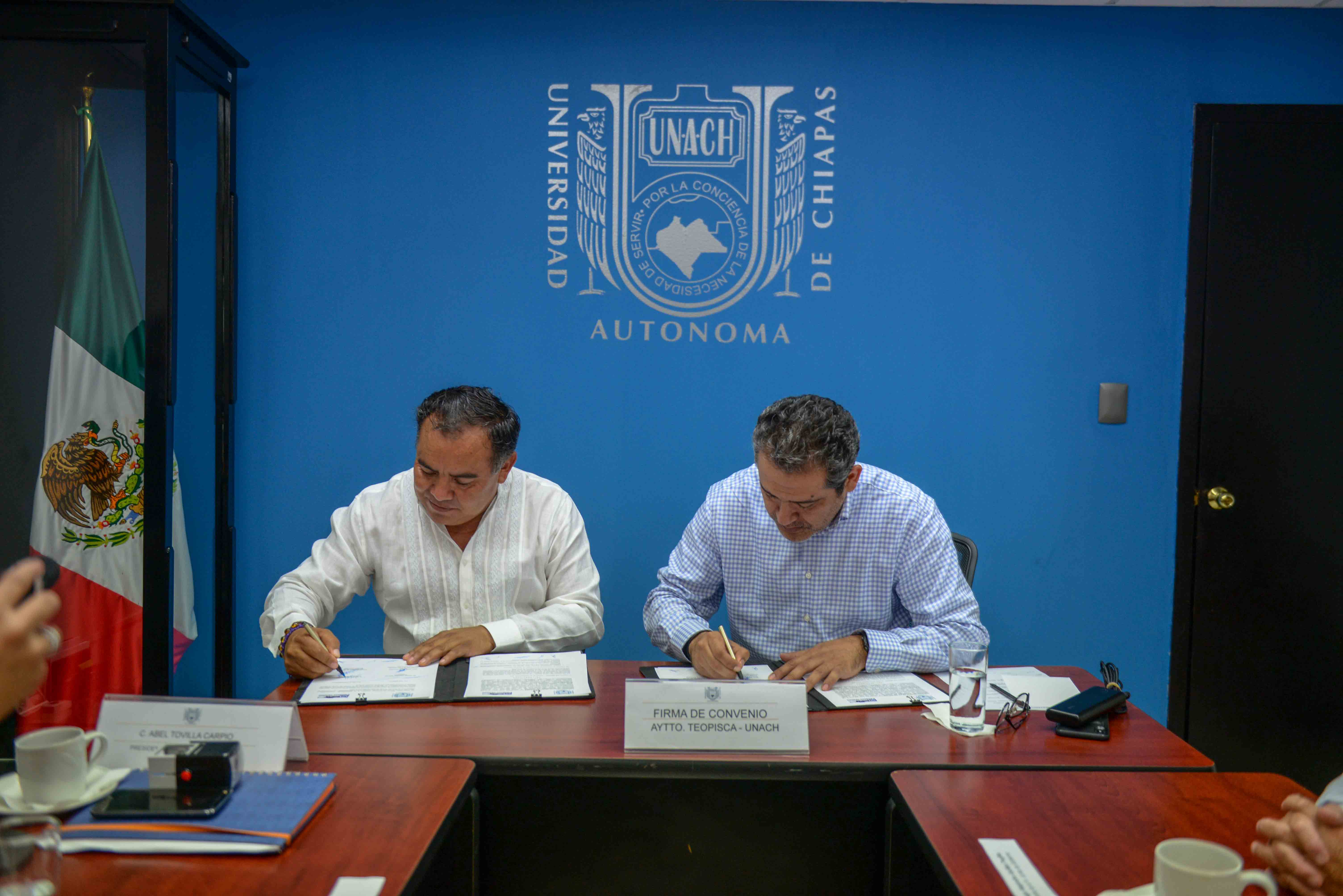 Acuerdan UNACH y el Ayuntamiento de Teopisca trabajar conjuntamente a favor del desarrollo educativo