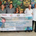 Visita Mariano Rosales a pacientes que fueron operados de rodillas en campaña realizada por Dif y ayuntamiento de Villaflores