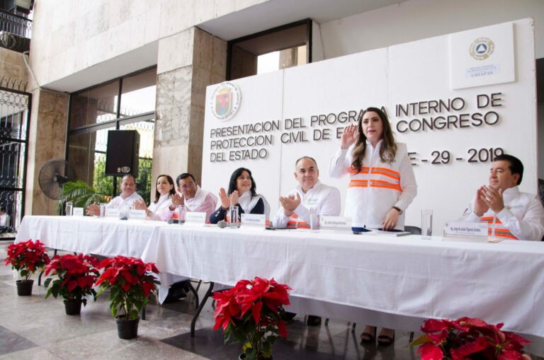 Presentan en Congreso del Estado Programa Interno de Protección Civil