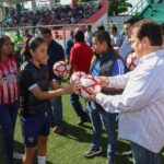 Inaugura Mariano Rosales Zuarth Liga Municipal de Fútbol Unificada