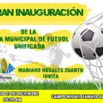 Gran Inauguración de la Liga Municipal de Fútbol Unificada