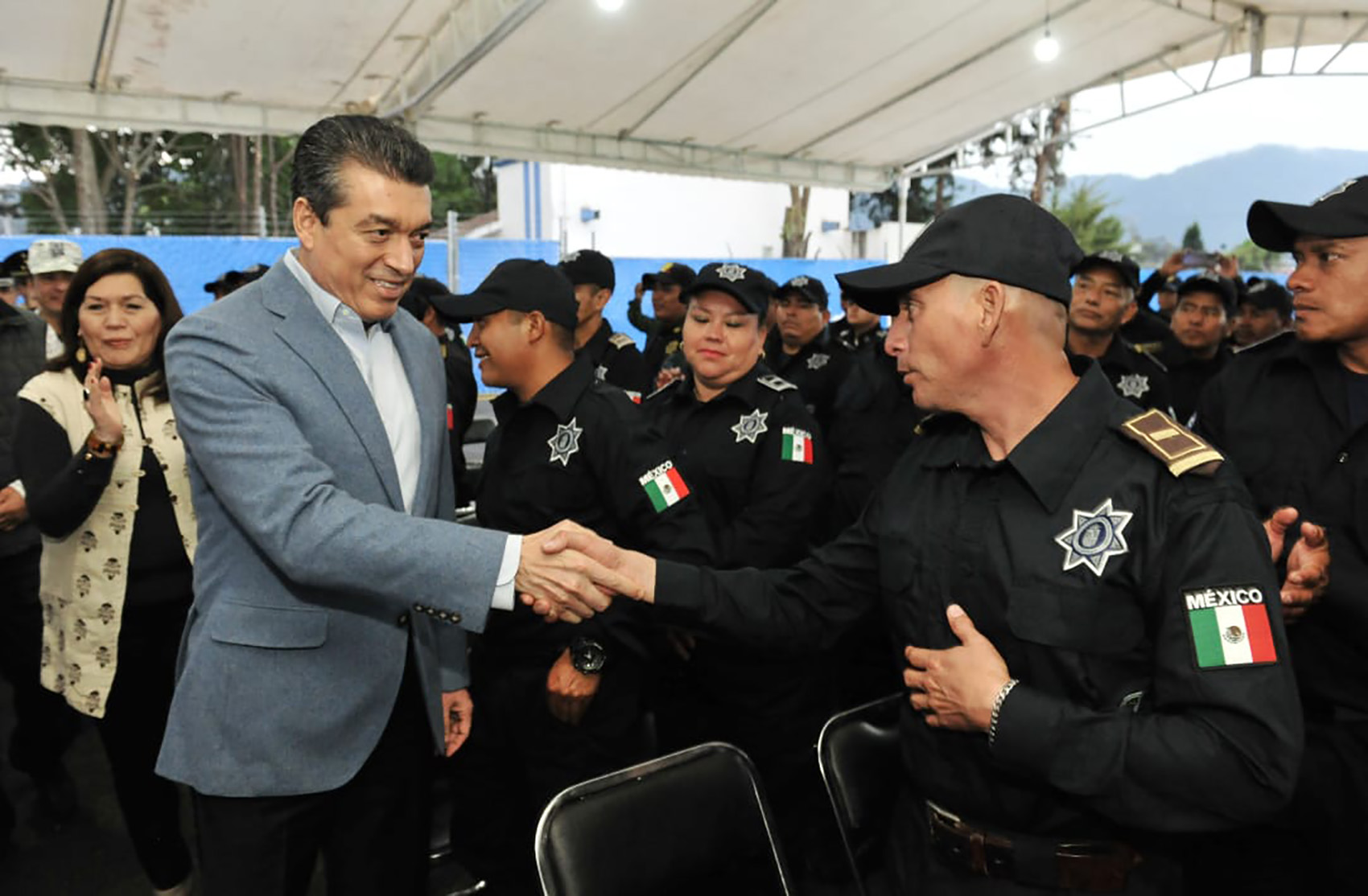 Inaugura Rutilio Escandón rehabilitación de Cuartel de Policía en San Cristóbal de Las Casas