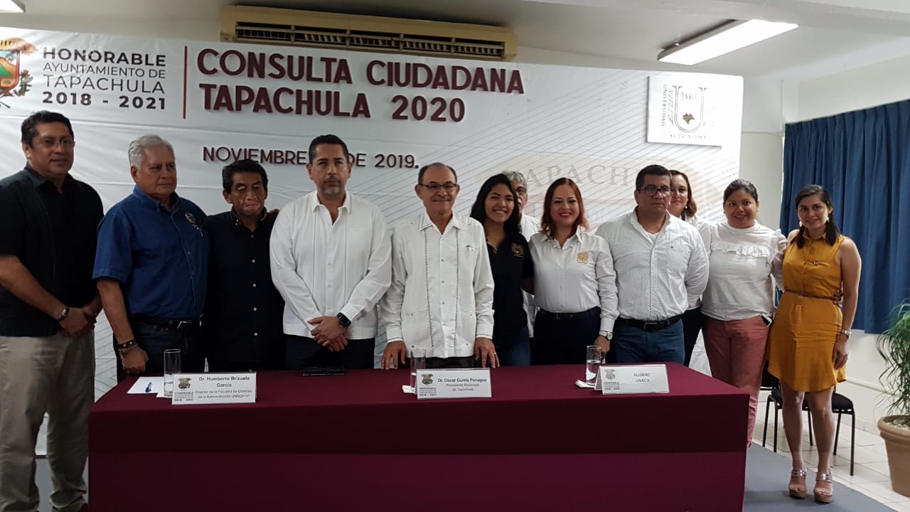 EL GOBIERNO MUNICIPAL DESARROLLARÁ LA CONSULTA CIUDADANA TAPACHULA 2020