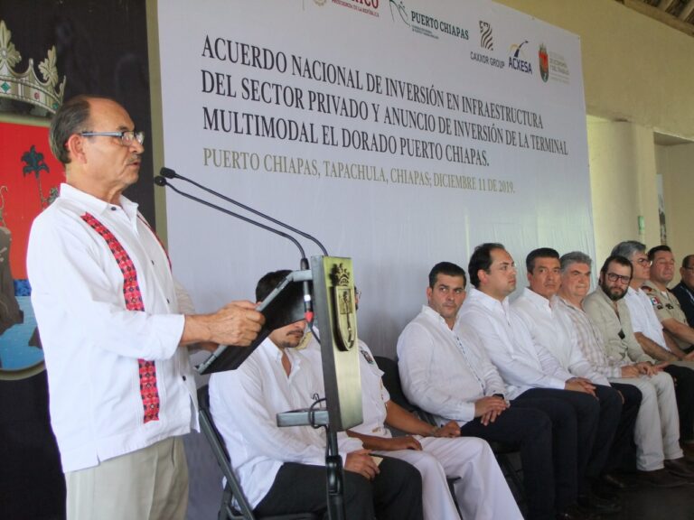 CON TERMINAL MULTIMODAL “EL DORADO PUERTO CHIAPAS”, SE DETONA EL DESARROLLO Y PROSPERIDAD DE LA FRONTERA SUR: GURRÍA PENAGOS