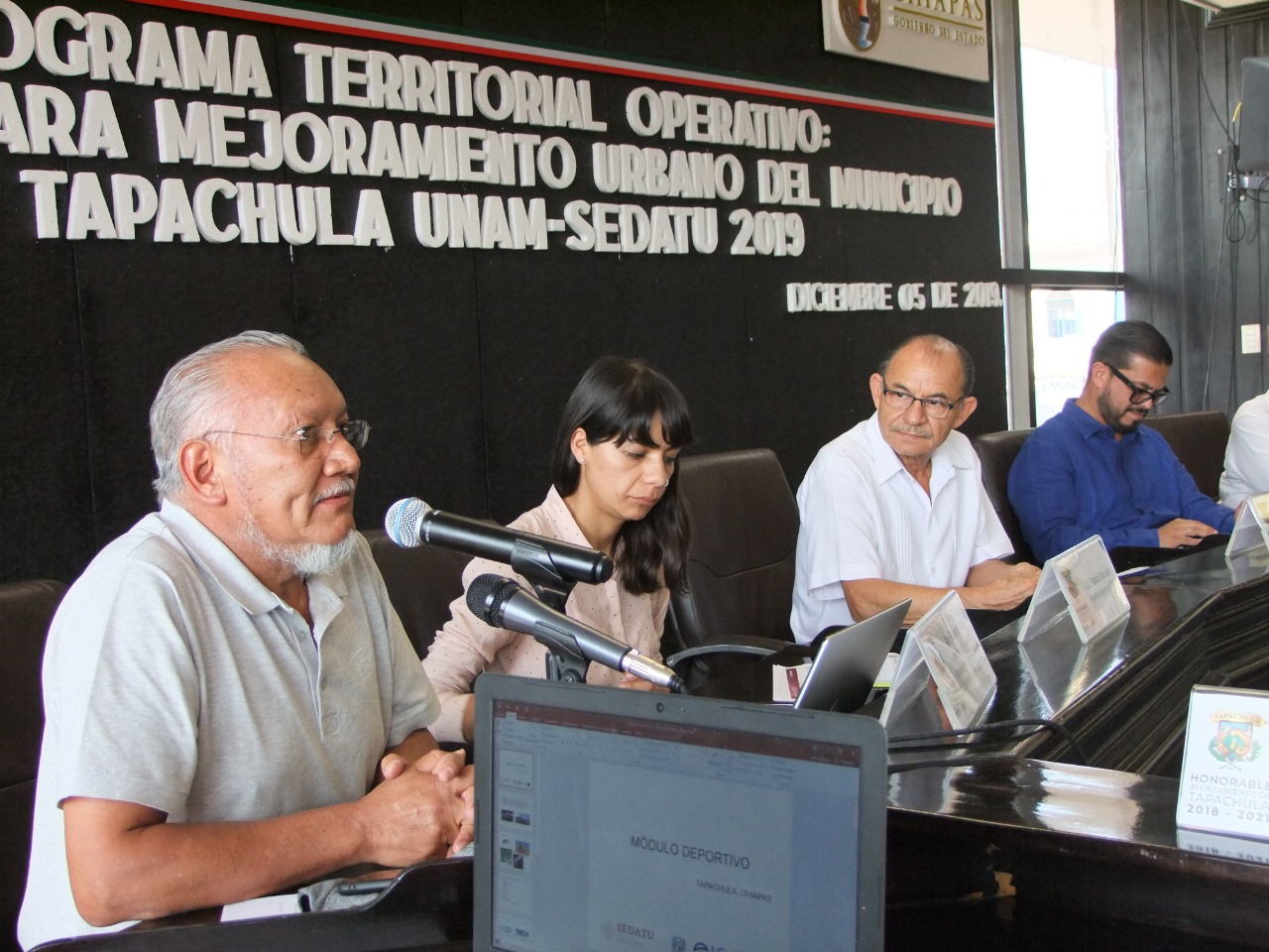 EDIL ÓSCAR GURRÍA ENCABEZA LA PRESENTACIÓN DE PROYECTOS PARA EL MEJORAMIENTO URBANO UNAM- SEDATU 2019