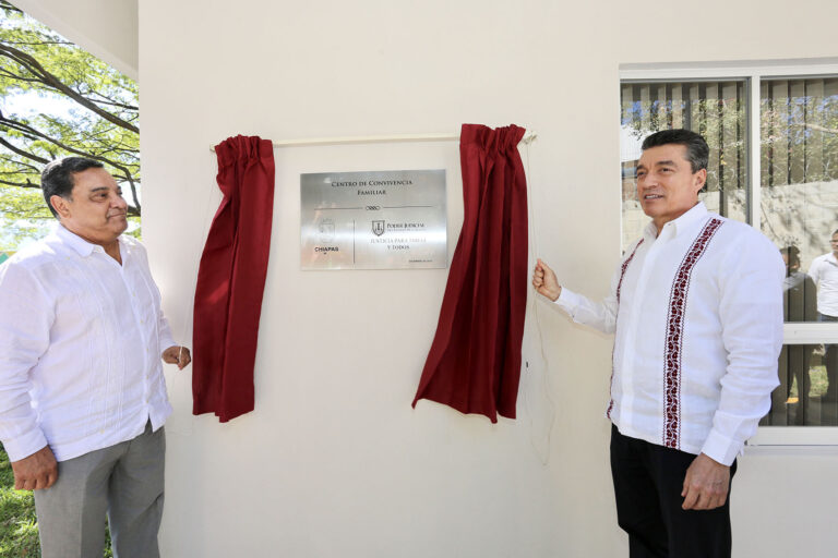 Inaugura Rutilio Escandón Centro de Convivencia Familiar del Poder Judicial