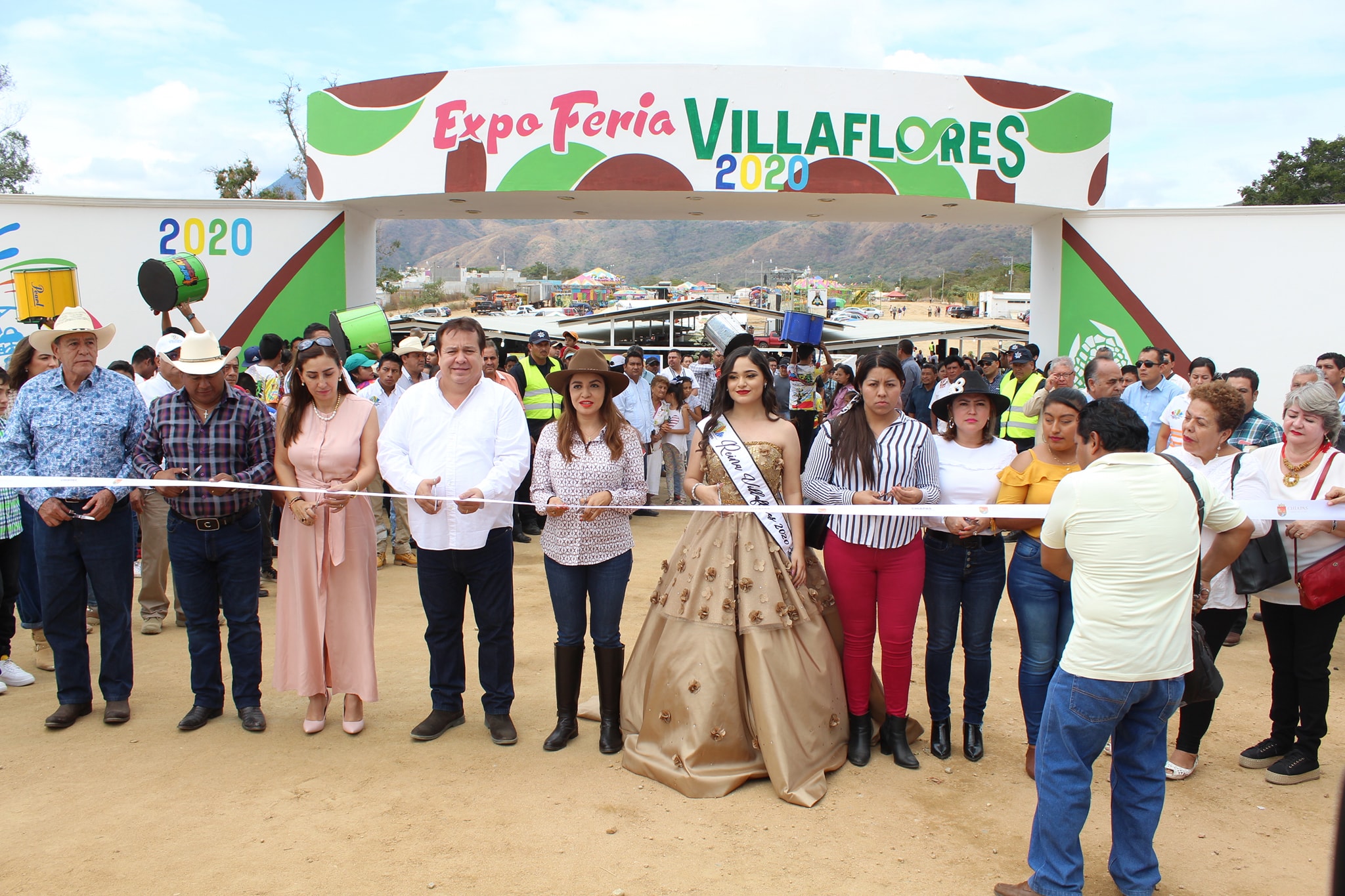Inaugura Expoferia Villaflores 2020 en honor al Señor Esquipulas