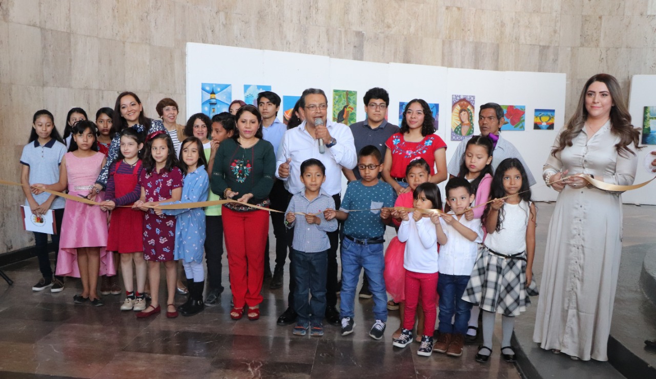 Niñas y niños de Chiapas exponen: “Limítrofe” en Congreso del Estado