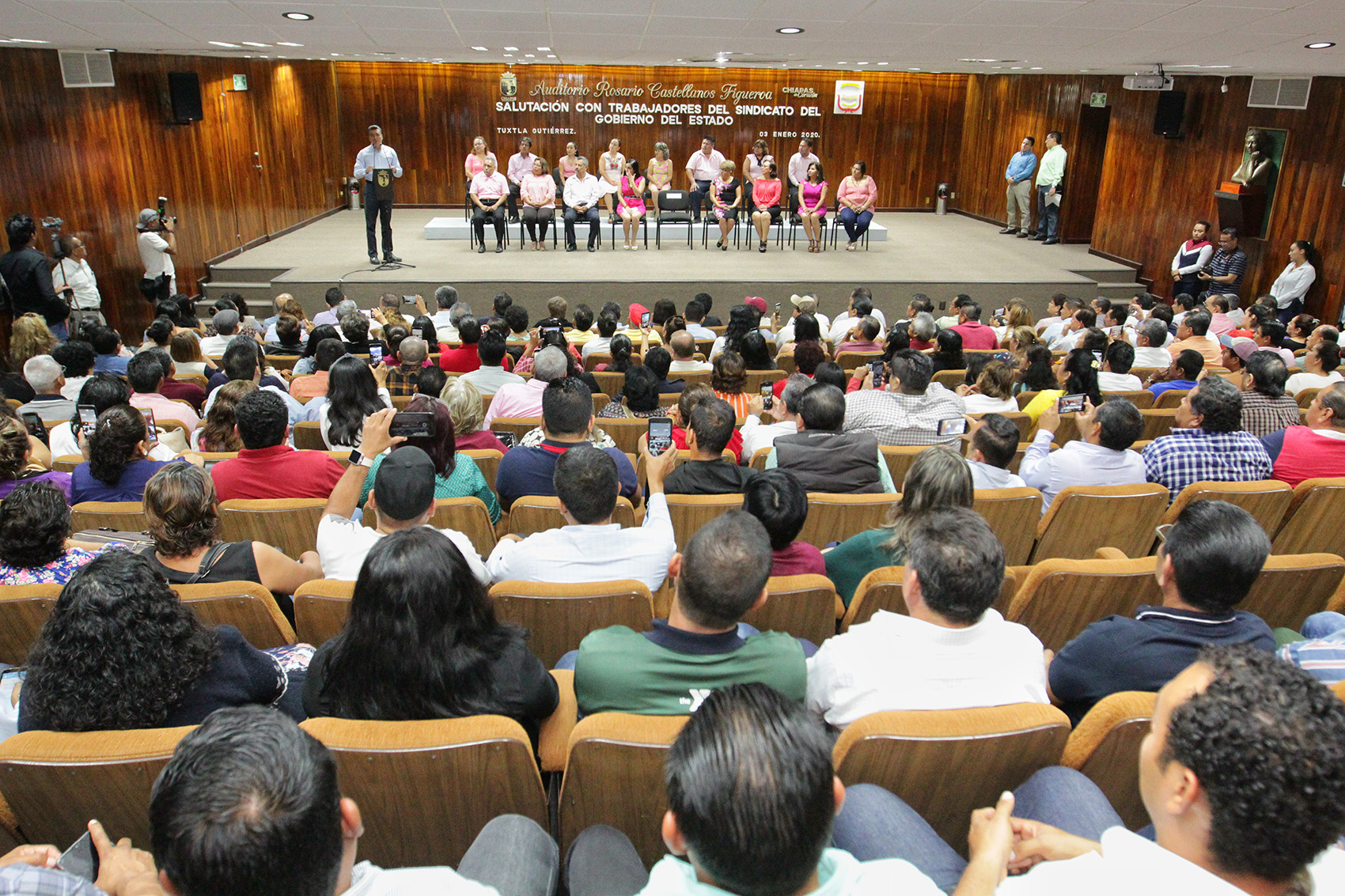 Refrenda Rutilio Escandón compromiso con trabajadores y reconoce su contribución al progreso de Chiapas