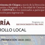 Oferta UNACH la Maestría en Desarrollo Local