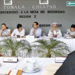 Encabeza Llaven Mesa de Seguridad Regional en Tonalá; reconoce trabajo de la Guardia Nacional